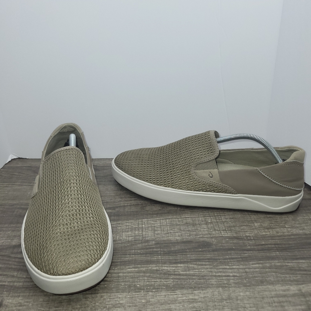 OLUKAI Lae'ahi Men's Slip-On Sneakers Size 12 Lightweight & Breathable
